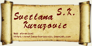 Svetlana Kuruzović vizit kartica